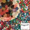 Aufgequollene ready Wasserperlen MEGA Mixfarben - 1x600ml Schale
