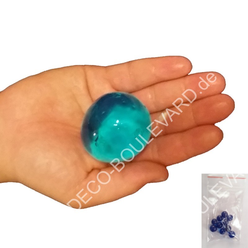Wasserperlen EXTREM Blau (4.0-6.0 cm) 1xTüte zum aufquellen