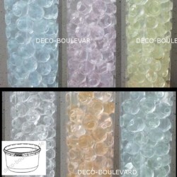 Aufgequollene ready Wasserperlen FLUORESZENZ Farbwahl - 1x600ml Schale